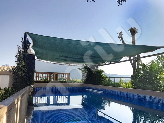 Tekne ve Havuz Gölgeliği - 95lik 120 gram/m2 - Yeşil 4 95lik 120gr tekne havuz golgelik yesil1