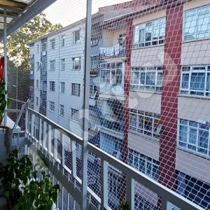 Kuş Filesi - 2 cm Gözenekli - Kare Desen - Beyaz