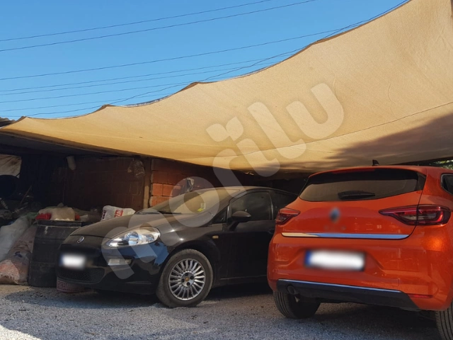 Otopark ve Araba Gölgeliği - 95lik 140 gram/m2 - Krem 1 otopark araba golgeligi 95lik golgeleme 140gr krem