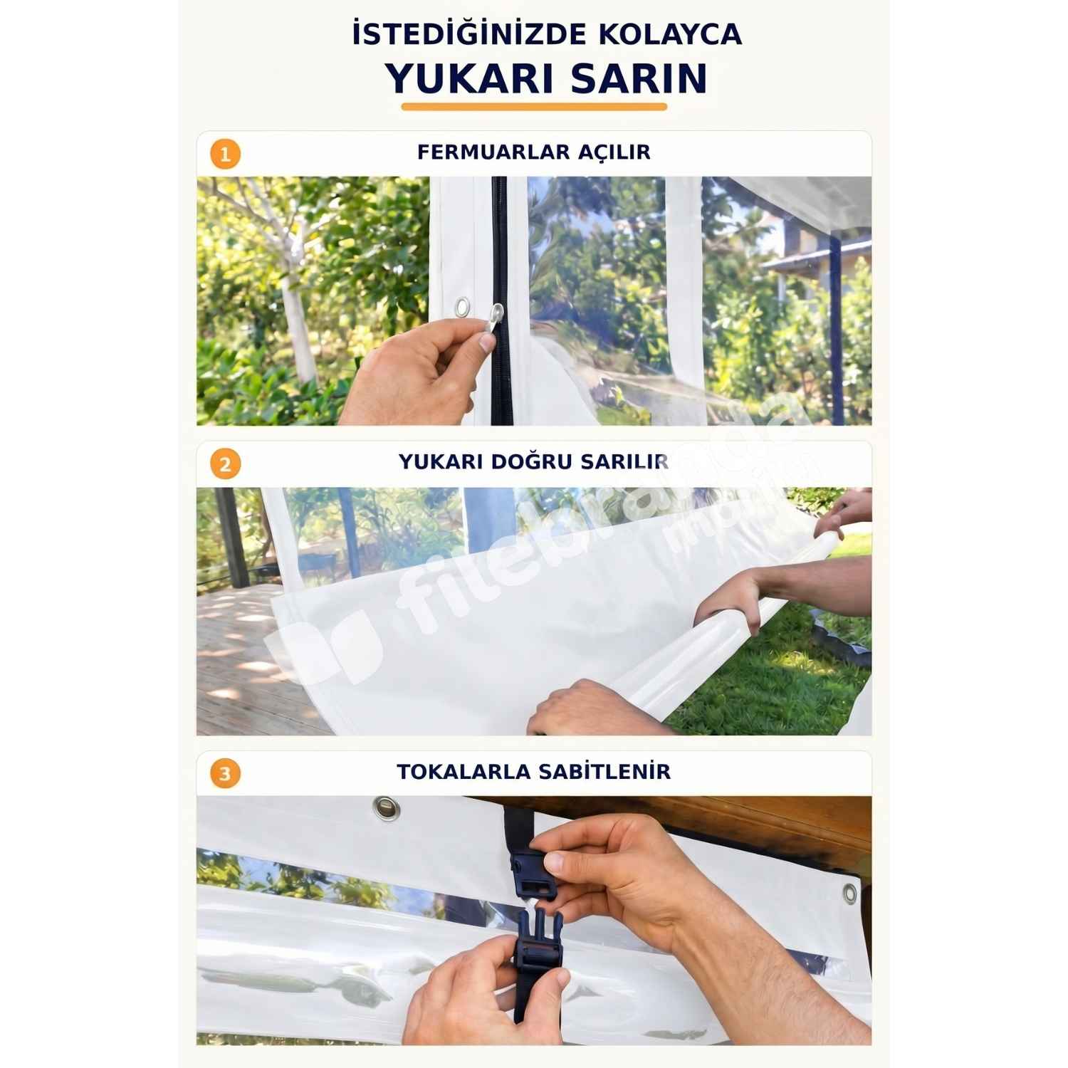 Model 9 – Fermuarlı Ortası Şeffaf Kamelya Brandası – Beyaz Polyesterli (0.8 mm) 4 Model 9 – Fermuarlı Ortası Şeffaf Kamelya Brandası – Beyaz Polyesterli (0.8 mm) - Görsel 4