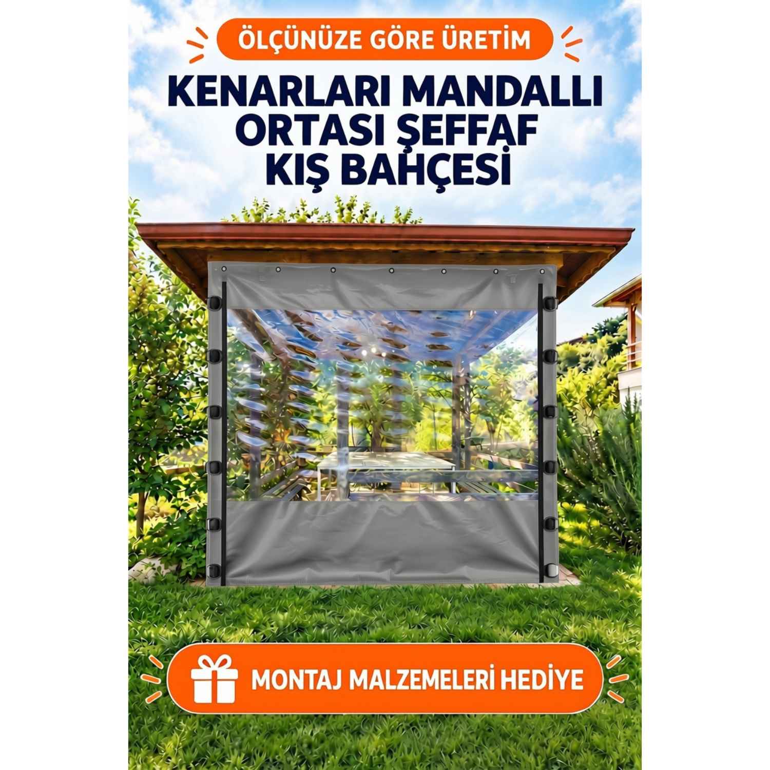 Model 10 – Mandallı Ortası Şeffaf Kamelya Brandası – Gri Polyesterli (0.8 mm) 1 Model 10 – Mandallı Ortası Şeffaf Kamelya Brandası – Gri Polyesterli (0.8 mm)
