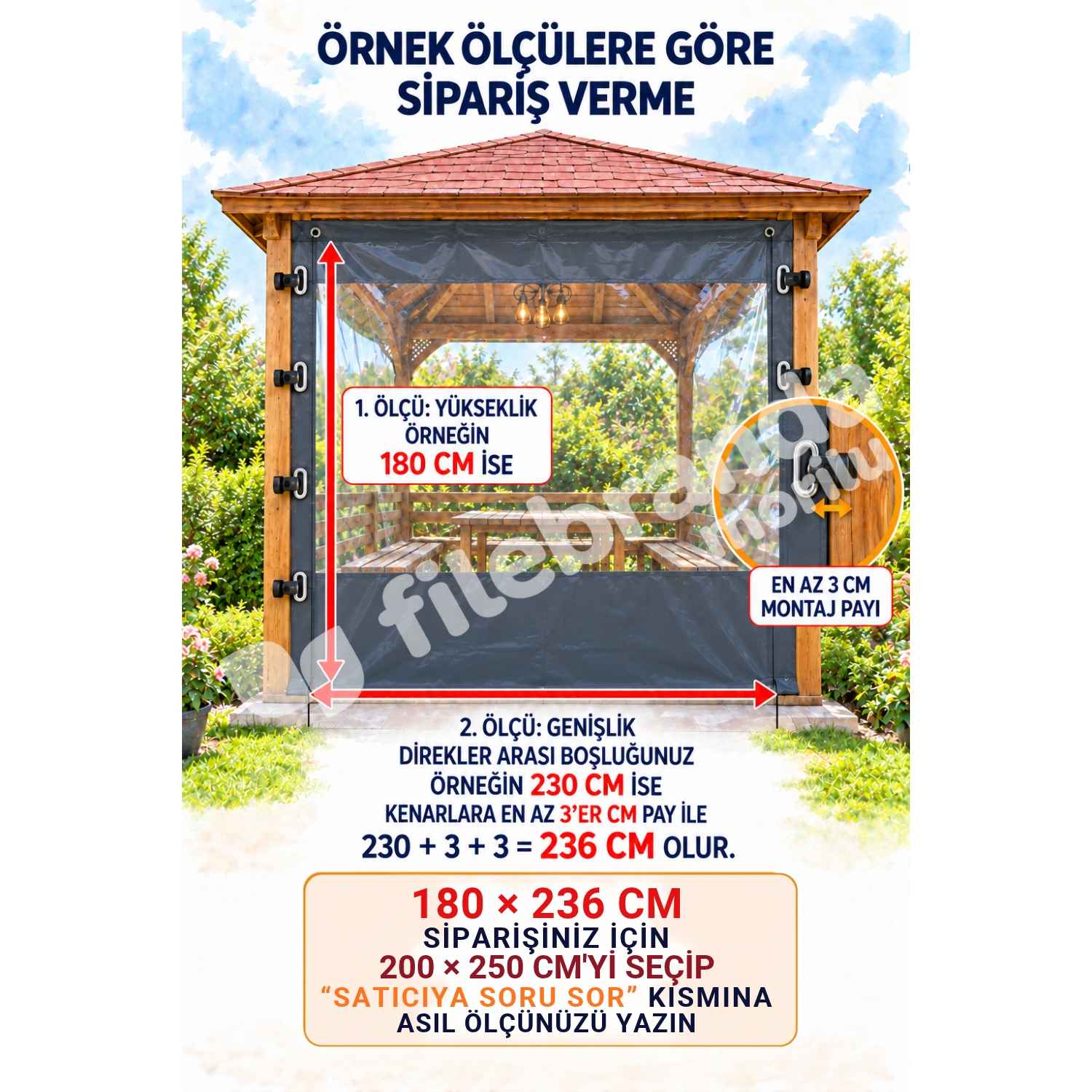 Model 10 – Mandallı Ortası Şeffaf Kamelya Brandası – Gri Polyesterli (0.8 mm) 3 Model 10 – Mandallı Ortası Şeffaf Kamelya Brandası – Gri Polyesterli (0.8 mm) - Görsel 3