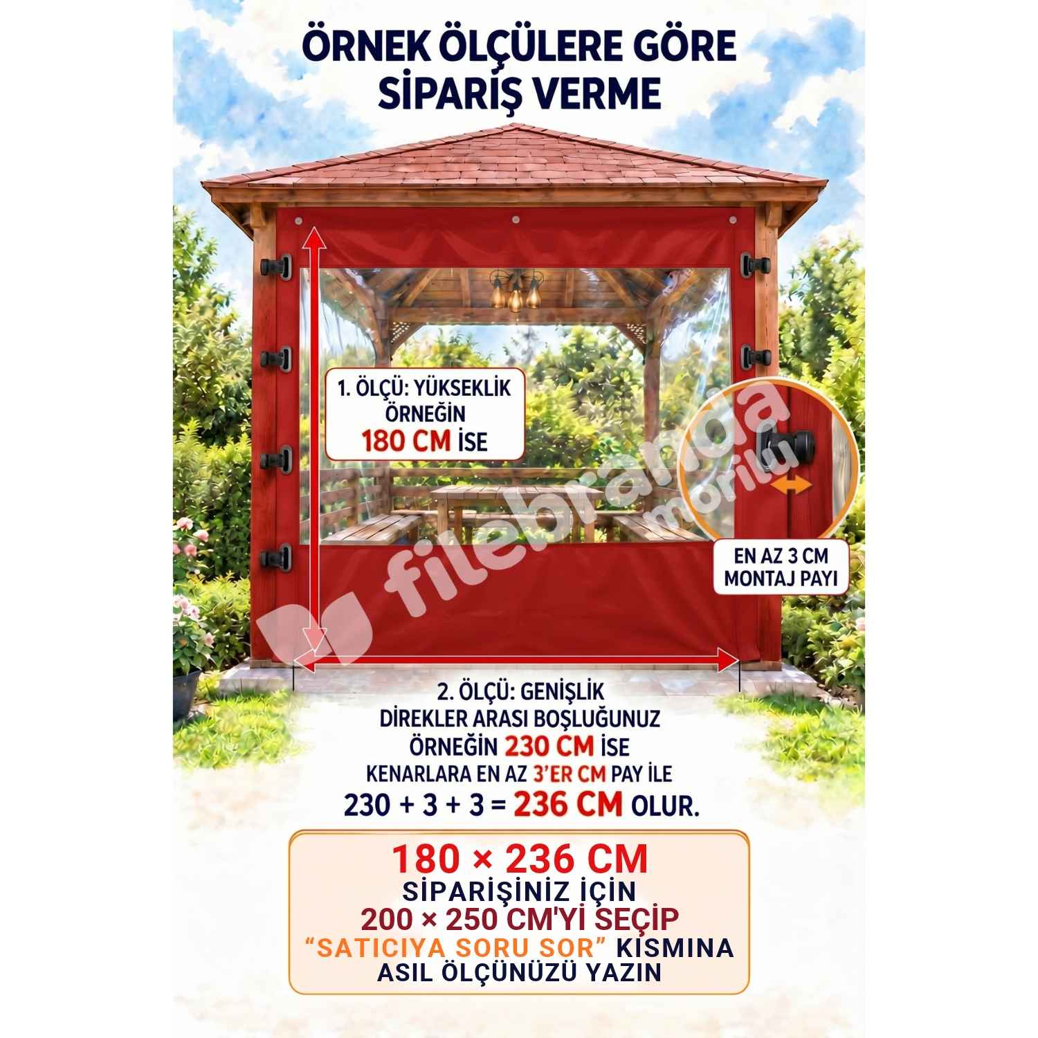 Model 10 – Mandallı Ortası Şeffaf Kamelya Brandası – Beyaz Polyesterli (0.8 mm) 3 Model 10 – Mandallı Ortası Şeffaf Kamelya Brandası – Beyaz Polyesterli (0.8 mm) - Görsel 3