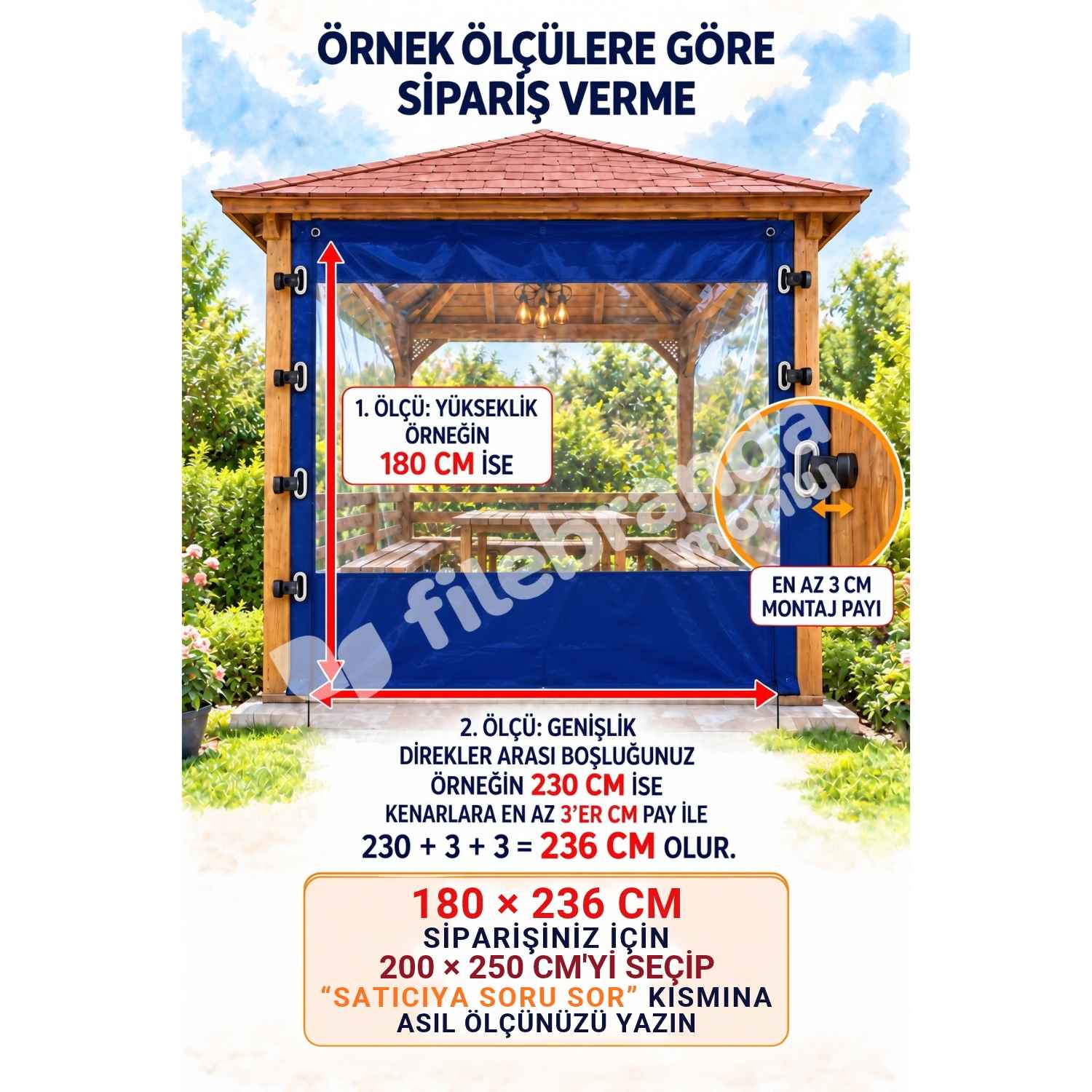 Model 10 – Mandallı Ortası Şeffaf Kamelya Brandası – Mavi Polyesterli (0.8 mm) 3 Model 10 – Mandallı Ortası Şeffaf Kamelya Brandası – Mavi Polyesterli (0.8 mm) - Görsel 3